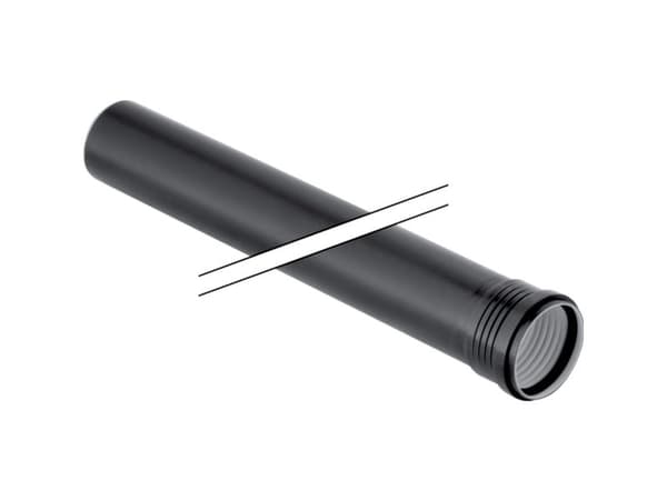 90 x 250 mm Rør med 1 muffe Silent PP Geberit