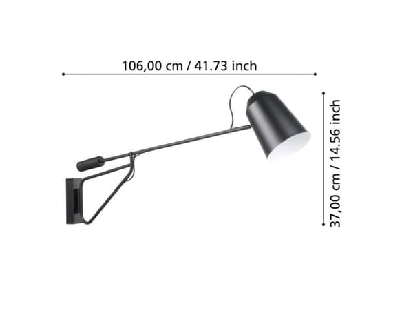 EGLO LORETO VÆG E27 D1030 LAJITTELU