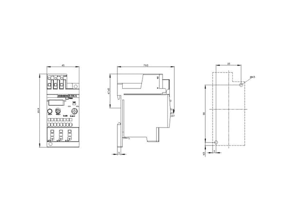 Överbelastningsrelä Siemens 3RU2116-1AC1 1 st