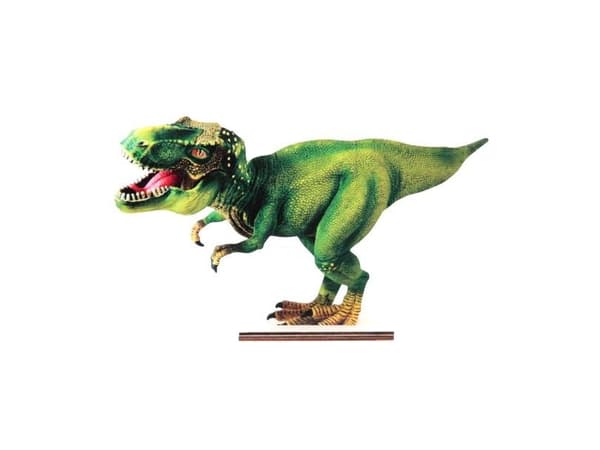 T-rex-pöytähahmo jalustalla