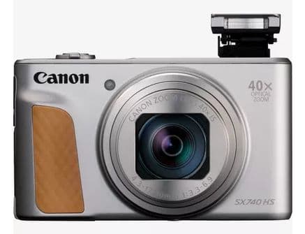 Canon PowerShot SX740 HS - Digitalkamera - kompakt / 29.87 fps - sølv