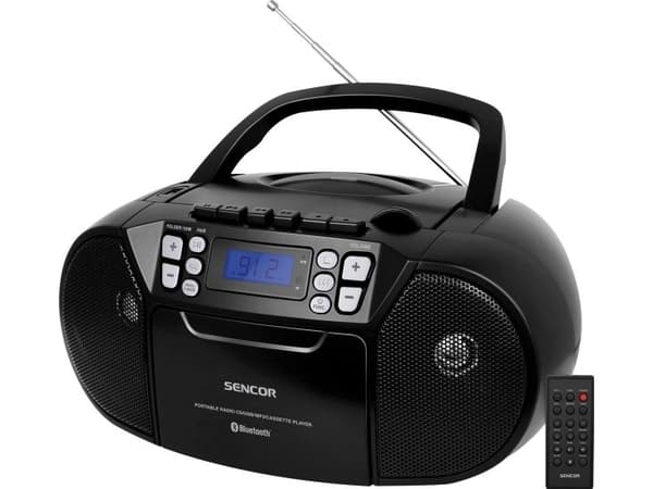 Sencor RADIOMAGNETOPHONE SPT 3907 B CD/FM/BT/TAPE