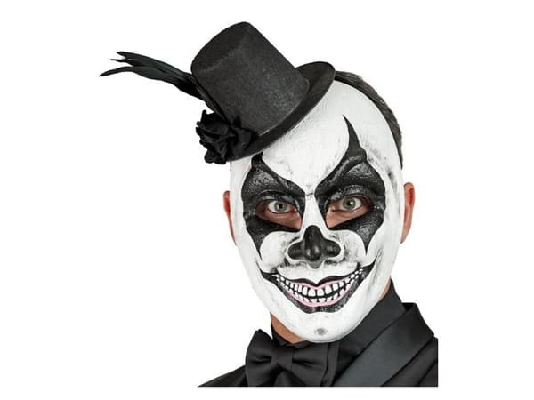 Läskig mime-maske