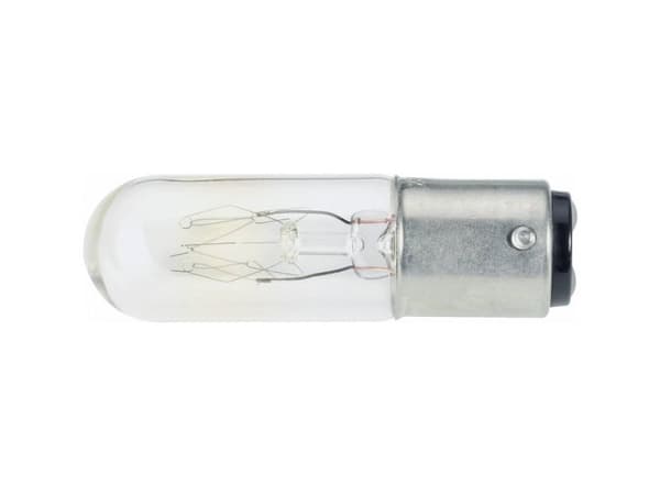 Barthelme 00100010 Lille rørlampe 24 V 5 W BA15d Clear 1 st