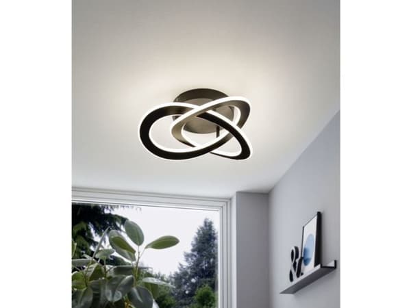 EGLO ROLIMARE LOFT 4000LM Ø490 SORT
