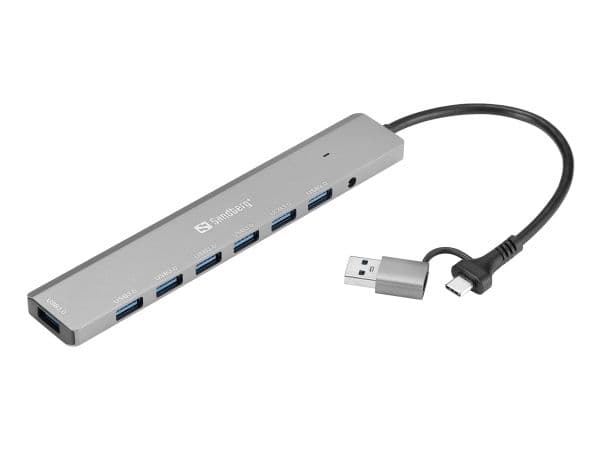 Sandberg USB-C/A to 7 x USB 3.0 Hub