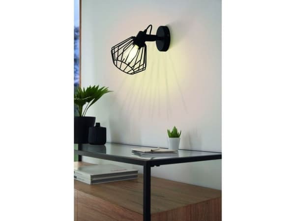EGLO TABILLANO vegglampe E27 sort