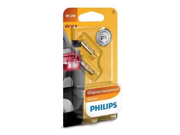 Philips Vision 1,2W 12V instrumentlampa - set