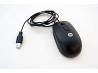 HP USB Optical Scroll Mouse, Molempikätinen, Optinen, USB A-tyyppi, 800 DPI, Musta