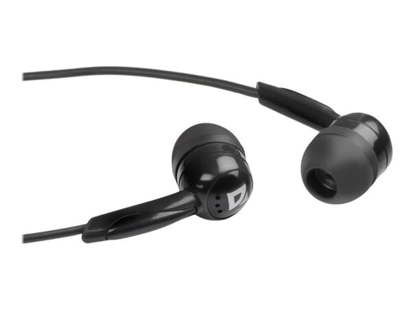 Defender Basic 604 - Ørepropper - i øret - kablet - 3,5 mm jakk - svart