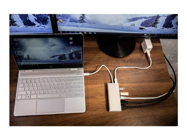 j5create JCD381-N - Dockningsstation - USB-C - 2 x HDMI - 1GbE