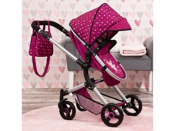 BAYER Combi sittvagn deep/spacer vinröd 18467