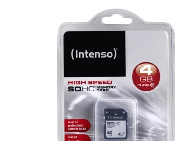 Intenso Class 10 - Flash-minneskort - 4 GB - Class 10 - SDHC