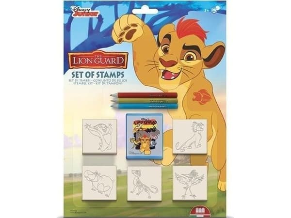 Dante stempler 5 stk Konge Løven blister 5946 Multiprint