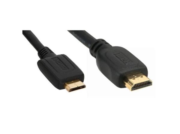 InLine 17461P, 1 m, HDMI Type A (Standard), HDMI Type C (Mini), 10,2 Gbit/sek., Sort