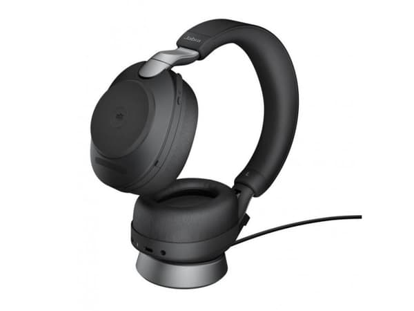 Jabra Evolve2 85, Link380c MS Stereo Stand Black