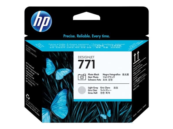 Printhoved HP 771 CE020A, Sort/Grå
