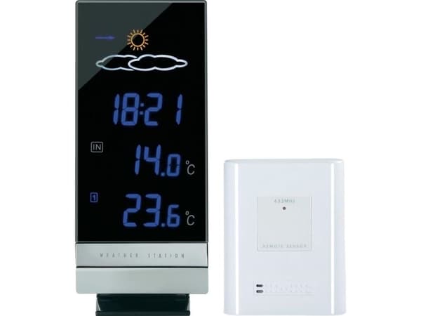 TFA Lumax - Väderstation - svart