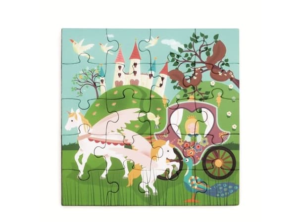 Magnetisk puslespill 20x2 + Prinsessebok