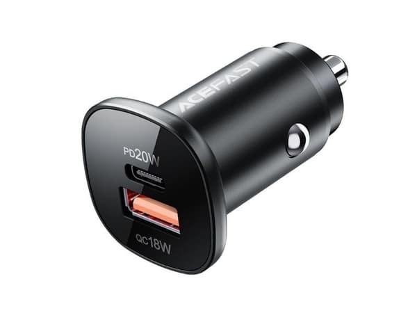 Acefast biloplader B1 1x USB-A + 1x USB-C (6974316280330)