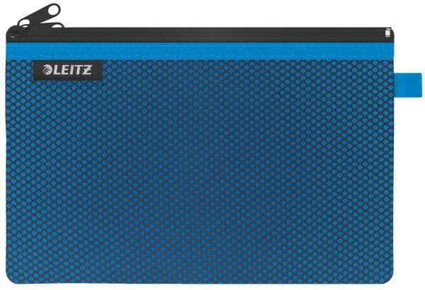 Lomme med 2 rom Leitz WOW Large blå - (10 stk.)