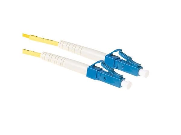 ACT fiberpatchkabel 1,50 m LC-LC 9/125 OS2 singlemode simplex (LSZH)