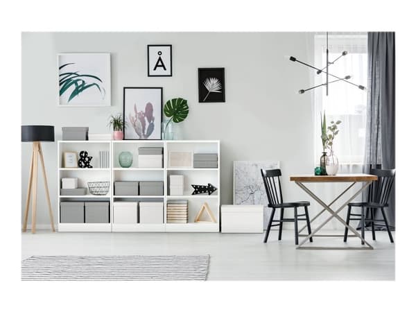 Esselte Home - Lagerboks - large - grå (en pakke 3)