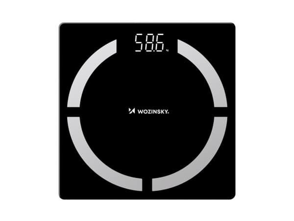 Wozinsky badrumsvåg WIWL-30 smart Bluetooth – svart