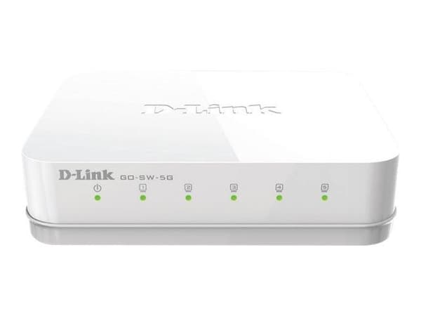 D-Link GO-SW-5G - Switch - ohanterad - 5 x 10/100/1000 - skrivbordsmodell