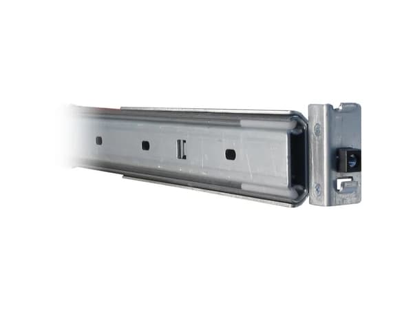 Inter-Tech - Utdragbara skenor för rack - grå - 1U - 19"