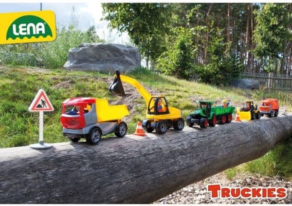 Lena Truckies Tractor, Traktor, 2 år, Plast, Sort, Grønn