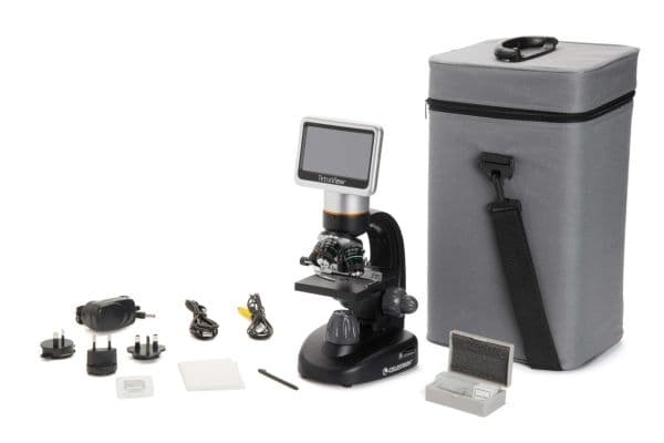 Celestron Tetraview, Digitalt, Sort, Sølv, LCD, 10,9 cm (4.3"), SD, SDHC, 1600x