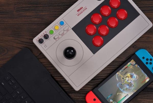 8BitDo Arcade Stick, Joystick (harmaa)