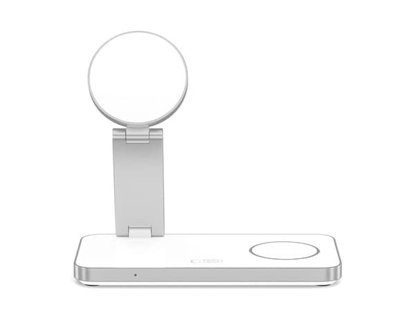 Tech-Protect QI15W-A47 MagSafe 3in1 Inductive Charger + USB-C Cable - White