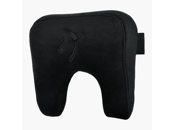 Arozzi Neck Pillow - Black Velour