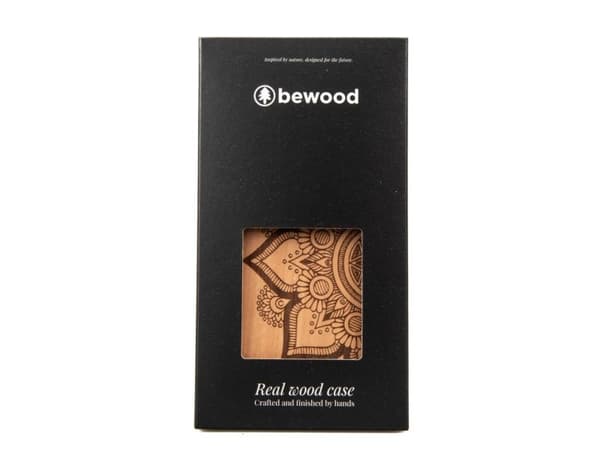 Bewood Mandala Apple Tree iPhone 14 Plus i trä - ljusbrun