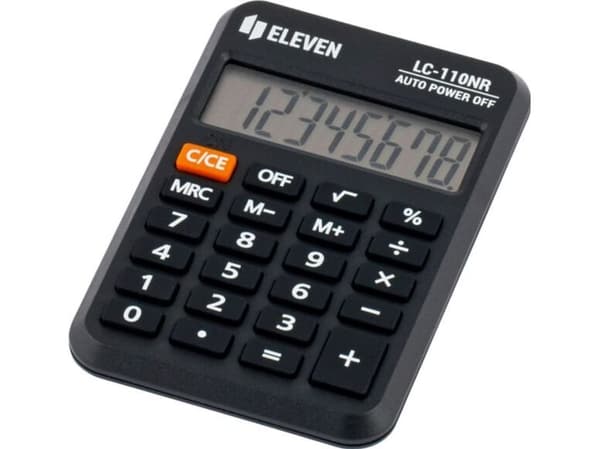 Eleven Eleven Calculator LC110NR, musta, tasku, 8 istuinta