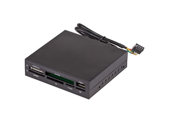 Akyga AK-CA-37 - Kortleser - 3,5" (CF, CF III, MS, MS Duo, MS PRO, Microdrive, miniSD, MMC, RS-MMC, SD, SDHC, xD) - USB 2.0
