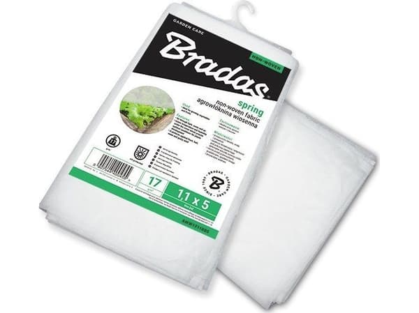 Bradas agrofiber 17 vårhvit 1,1 x 10 m