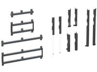 SMS LFD Modules Pro - Komponenter til montering (2 VESA-adaptere) for LCD / plasma panel - antracite - skærmstørrelse: 46" -95"