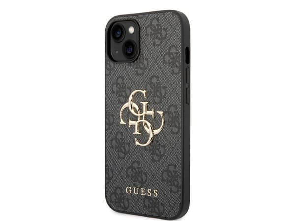 GUESS , Mobilskal, Apple, Apple iPhone 15, 15,5 cm (6.1"), Grå