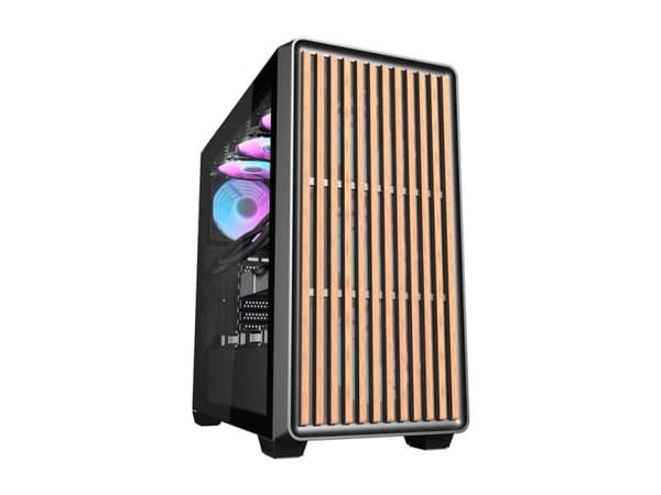 Darkflash DS900WD PC-kotelo (musta) + 4 tuuletinta