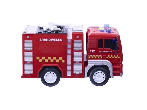 Brandbil m/lys og lyd 18cm 2-asst