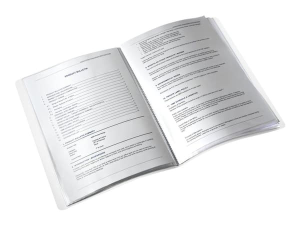 Esittelykirja Leitz WOW PP 20 taskua sininen - (10 kpl)
