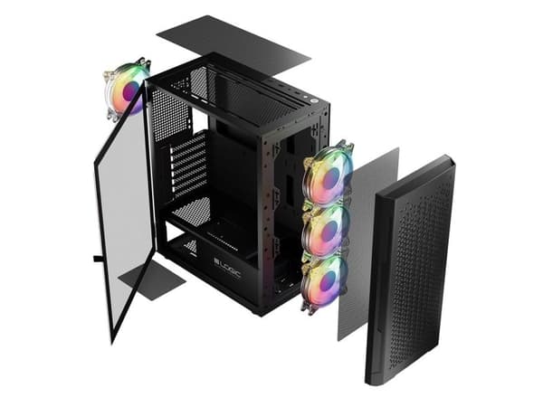 Logic ARAMIS ARGB MINIDI USB 3.0 kabinet sort