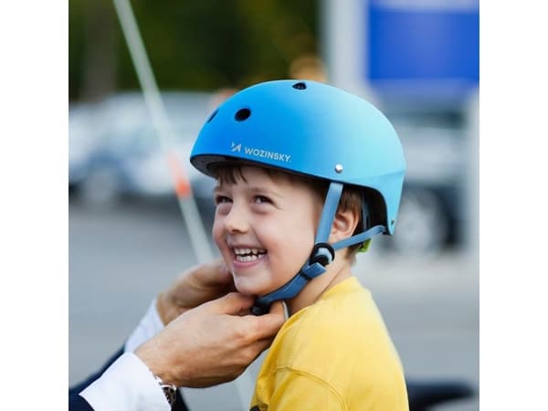 BMX cykel-/scooterhjälm Wozinsky S - gradientblå