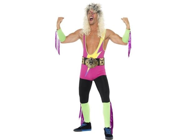 Retro wrestler-kostyme