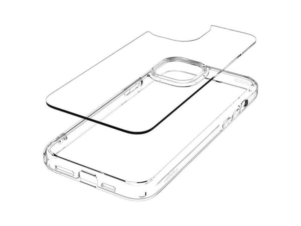 Spigen Crystal Hybrid, crystal clear - iPhone 15 Plus