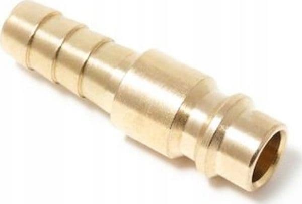 Partner Plugg for hurtigkobling "sildebein" 8mm (messing)