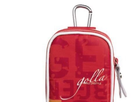 Golla CLARA G1252 - Eske for kamera - polyester, bomull - rosa, lysegrå